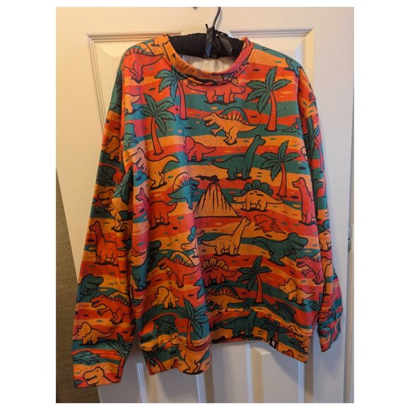 Dinosaur Pattern Sweatshirt - Picture 1 of 6